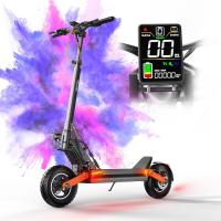 JOYOR S5-Z - Foldable Electric Scooter - 600W Motor - 48V 13Ah Battery - 45km Range - 10'' Tyres - Max 45km/h - Black - Powerful all-terrain electric scooter, ultra-lightweight, dual suspension - details 3