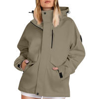 Chaqueta De Escalada Al Aire Libre Para Mujer Con Roquete Primavera Otoño Deportes Al Aire Libre Impermeable Y Ventosa Ropa De Viaje Talla Justa - details 5