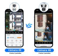 Cámara PTZ 4K Wifi Hiseeu Con Tres Lentes Y Tres Pantallas Para Exterior Vigilancia Video CCTV Con Seguimiento Automático Aplicación ICSEE P2P - details 10