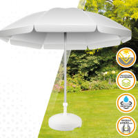 Base para sombrilla circular blanca 19-33 mm Aktive - details 1