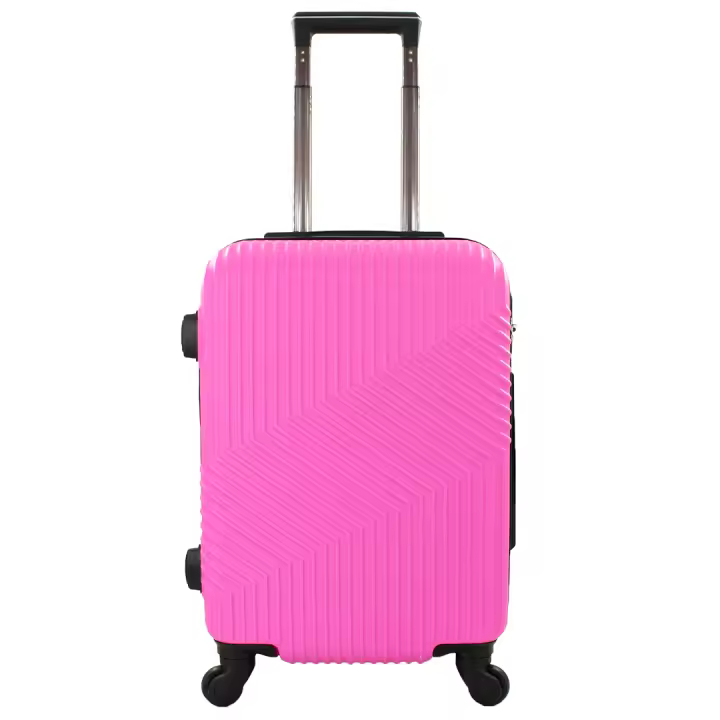 Maleta Avión Equipaje de Mano Viaje Cabina Trolley ABS Rígida 4 Ruedas Maleta de cabina rigida con asa telescopica 55x35x20CM - 1