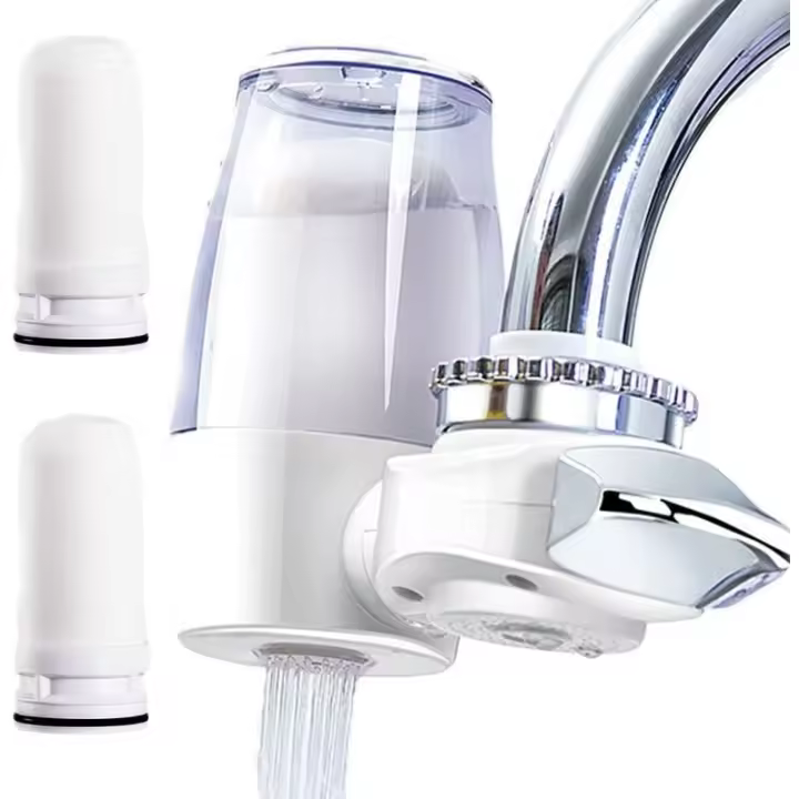 Filter de Agua para Grifo con 2 Elementos Filtrantes - Agua Purificada de Grade 8 - 1