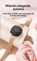 Reloj De Moda Elegante Para Mujer OLEVS De Acero Inoxidable Resistente Al Agua Cuarzo Reloj De Pulsera Simple Y Elegante - details 8