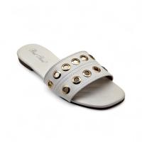 Calzados soraia, Sandalias Planas de Mujer con Punta Cuadrada, Diseño Clásico Tipo Slide, Corte Anatómico en la Empeine, Sandalia Abierta de Verano para Uso Diario, Oficina o Paseo Casual Preppy Elegante Trenzado - details 3
