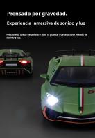 Coche De Deporte LAMBOR AVENTADOR SVJ LP780-4 a Escala 1:32 Con Sonido Y Luces Regalo Ideal Para Cumpleaños Para Niños Material Metálico Batería De Botón - details 6
