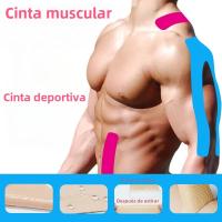 Cinta De Kinesiología Impermeable Para Deportes Protección Y Alivio Del Dolor En Tenis Y Gimnasio Adhesivo De Algodón - details 2