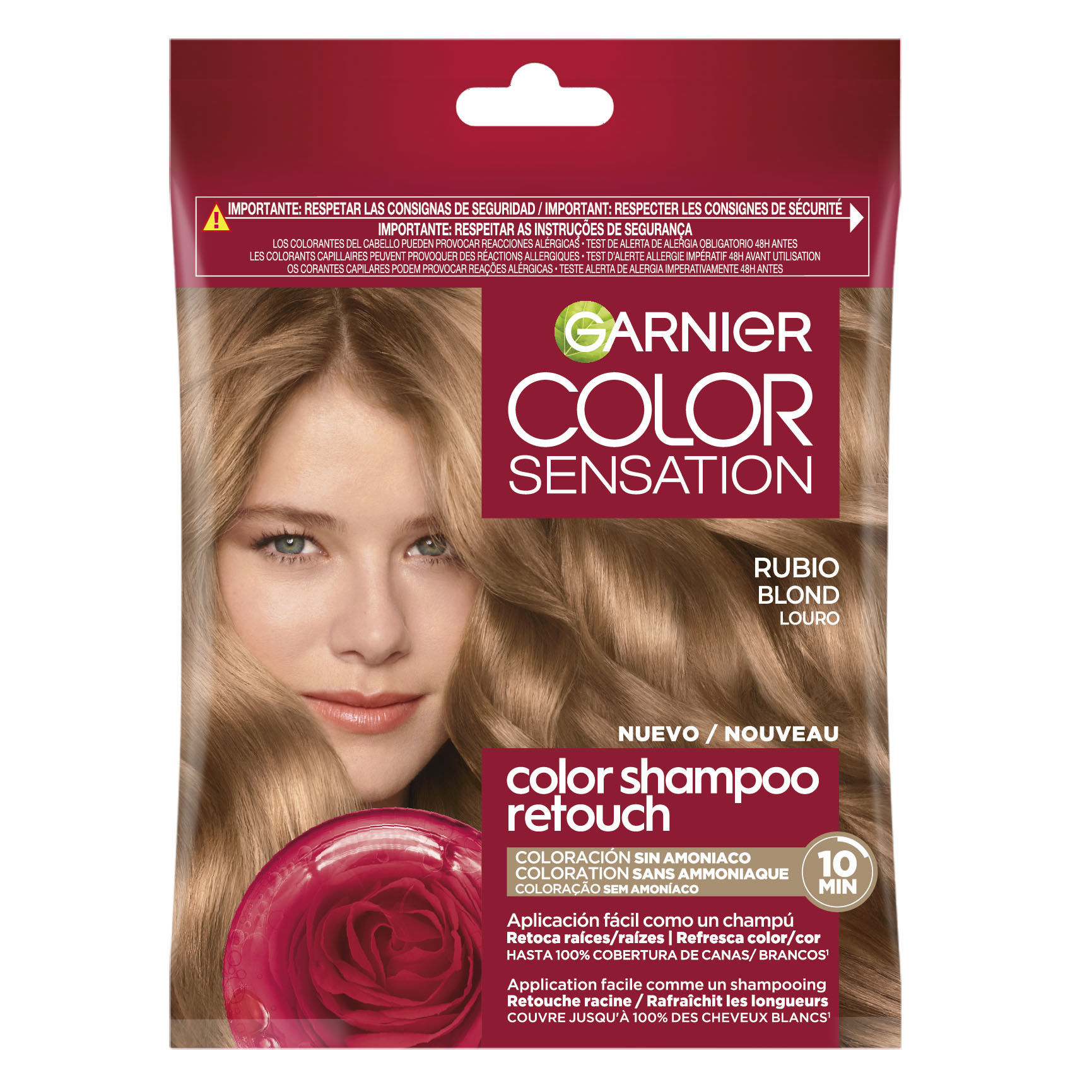 Garnier Color Sensation Color Shampoo Retouch Coloración Semi-permanente Tono sobre Tono Sin Amoniaco