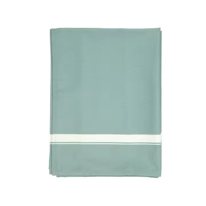 Mantel Okapi Due Vinthera algodón turquesa 145x145 cm - 1