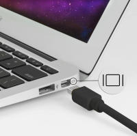 Adaptador 3-en-1 Mini DisplayPort a HDMI VGA DVI Cable 4K 1080P Thunderbolt Para Macs Portátil PC Convertidor De Video - details 2