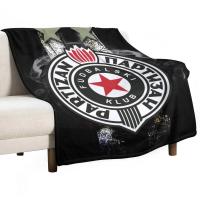 Manta Decorativa Partizan Beograd De Poliéster Suave Para Cama Cosplay Anime Manta Para Picnic Viaje Hogar Avión Antipelusa Retardante De Fuego Recortada Al Aire Libre - details 0