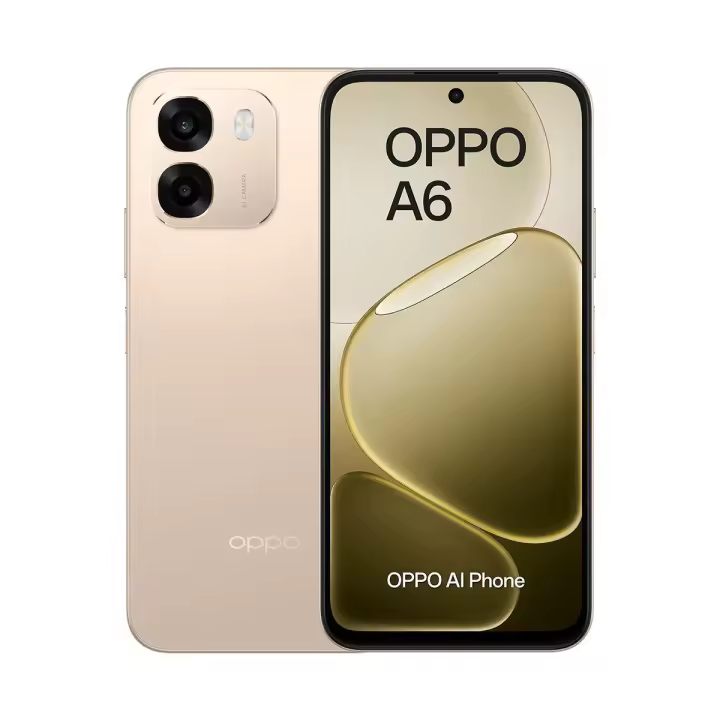 OPPO A6 6/256GB Gold, Qualcomm Snapdragon 685, Pantalla HD+ 6.75″, Cámara Gran Angular 50MP, Batería 6550 mAh - 1