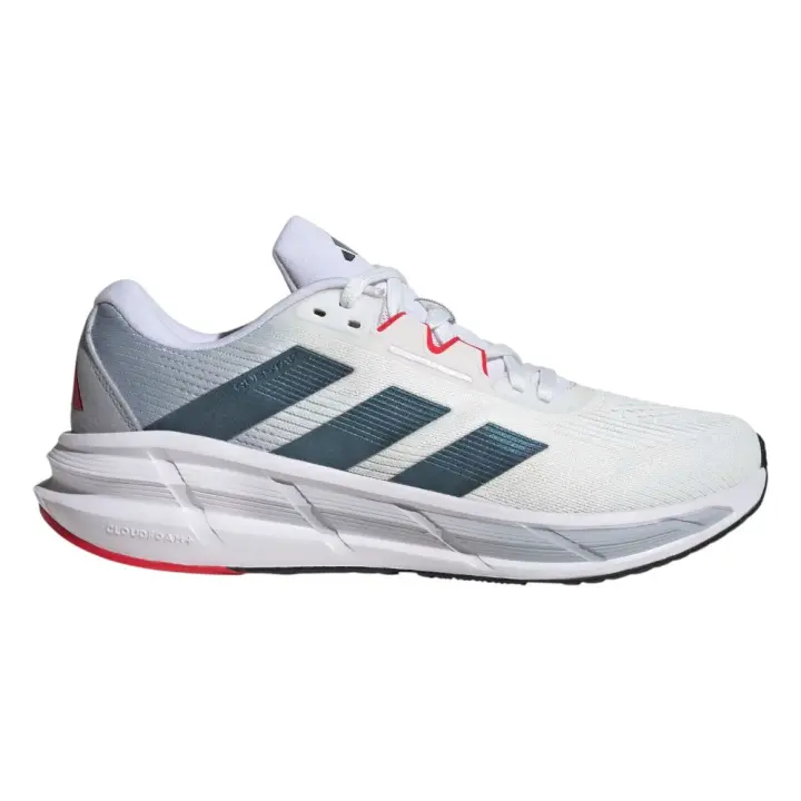 Zapatillas Adidas Questar 3 Blancas Negro Rojo Jq5081 Running Hombre - 1