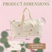 Om Home Bolsa de almacenamiento – Bolso multifuncional para mujer – Bolso de maternidad – Bolso de viaje – Bolso de fin de semana – Bolso para mamás – Bolso de hombro/bolso tote – Apto para llevar en la mano, al hombro o cruzado – Ideal para la preparació - details 2