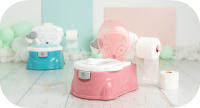 Twinly Orinal Bebé Foxy de con Adaptador de W.C. y Portarrollos de Papel Higiénico - details 1