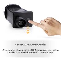 Luces LED De Hiedra Cuadrada 10/20/30/50/100M Para Decoración De Navidad Boda Y Fiesta Con Alambre De Cobre Iluminación Para Árbol De Navidad Y Habitaciones - details 2