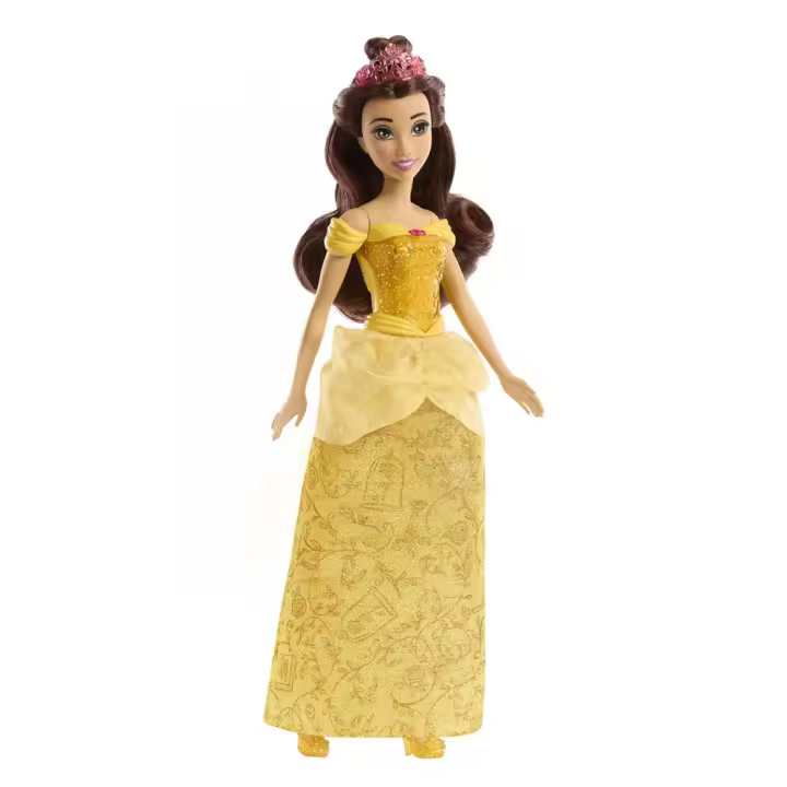 Barbie - Muñeca princesa Bella disney. Completamente articulada 29cm (HLW11) - 1