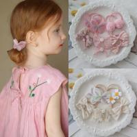 10Pcs/Lot Cinturones De Pelo Elásticos Hechos a Mano Para Niñas Decoración De Pelo Infantil Lindo Accesorio De Cabello Trendy - details 0