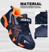 Zapatillas Deportivas Para Niños Y Niñas Calzado Casual De Cuero Transpirable Antideslizante Con Tela Malla Zapatos Infantiles Para Todas Las Estaciones - details 6