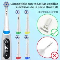 Cabezales De Cepillo De Dientes Compatible Con Oral B iO Para Adultos Paquete Opcional De 4/8/12 Reemplazo Para iO 2/3/4/5/6/7/8/9/10 - details 2