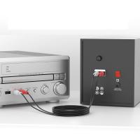 Banner - Cable de audio estereo 2x RCA macho a 2x RCA macho