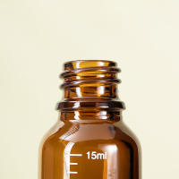 Botella De Agua De Aromaterapia Recargable De Vidrio Ambar Con Escala Y Droso 5ml-100ml Para Repostería Y Viajes - details 8