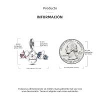 Encantos De Viaje Para Café Plata Charms Para Perros Y Gatos Corazón De Cuentas Adecuados Para Pulsera Original DIY Tendencia Clásica Vintage Romántica - details 444