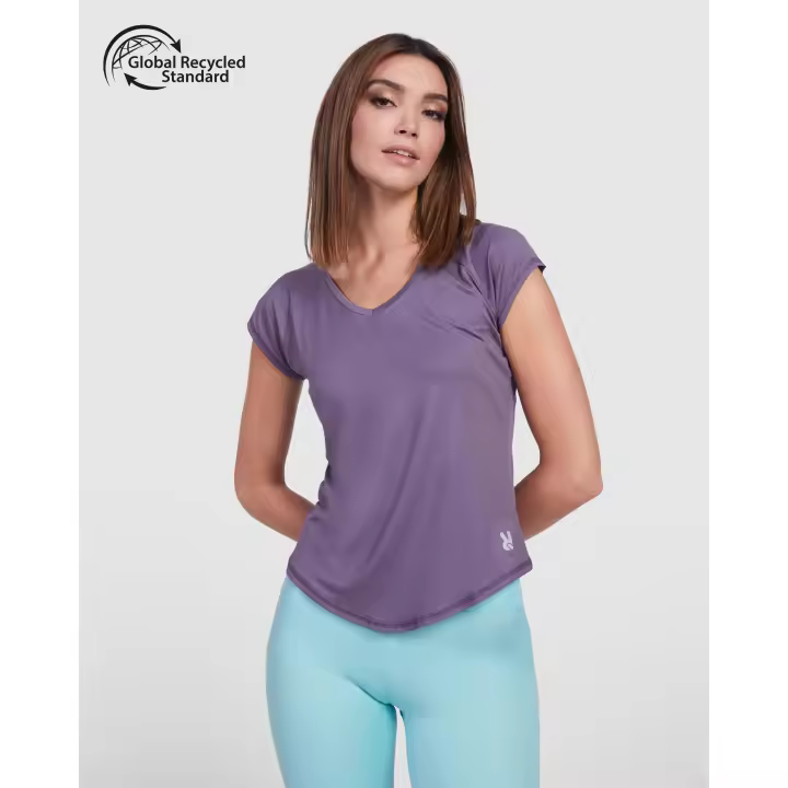 Camiseta Técnica Roly JADA para Mujer - Tacto Algodón - Manga Ranglán - Transpirable - 1