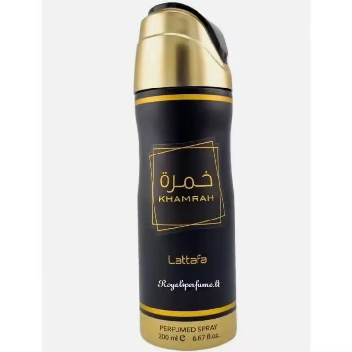 Perfume en Spray Khamrah Lattafa 200 Ml - Afrutado, Amaderado, Avainillado, Canela Dulce - 1