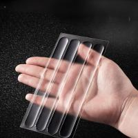 Parachoques De Puerta Antideslizante Redondo Transparente De Silicona Suave Autoadhesivo Protector De Pared Y Manija - details 2
