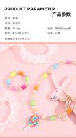 Juego De Joyería Para Niñas Con Collar Y Pulsera De Bolas Dulces Y Lollipop Charm Regalo De Cumpleaños Para Niñas - details 3