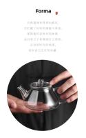 Mini Tetera De Vidrio Resistente Al Calor Con Filtro Para Infusión De Té De Flores Kettle De Té Kung Fu Para El Hogar Teaware - details 1