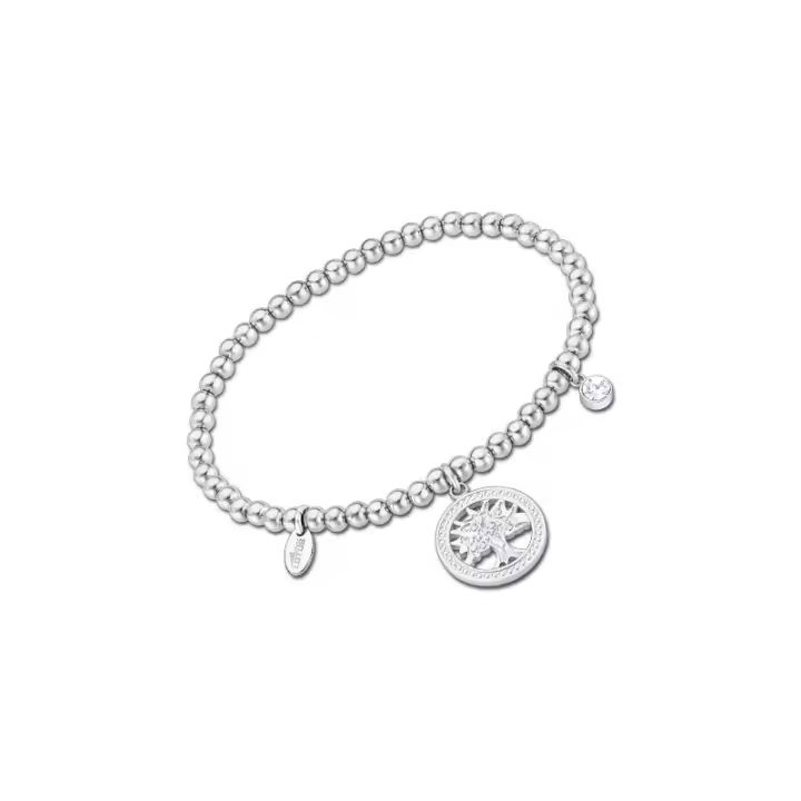 Pulsera Lotus Style LS2170-2/4 para Mujer - Acero Inoxidable - Bolas Plateadas - Árbol de la Vida - Estuche Incluido - 1