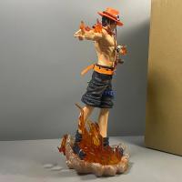 Figura De Acción De Anime One Piece Portgas D. Ace 28cm PVC Estatua De Colección Decoración Ornamento Juguetes Para Adultos - details 1