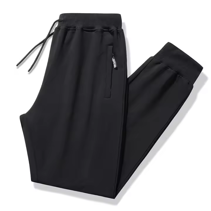 Pantalones Deportivos Para Hombre Talla Grande 7XL 6XL 5XL Cintura Elástica Casual Hechos De Algodón Negro Joggers - 1