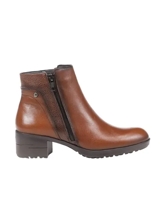 FLUCHOS BOTÍN PIEL CREMALLERA F1367 MUJER - 1