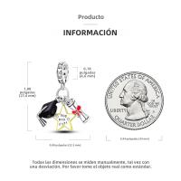 Encantos De Viaje Para Café Plata Charms Para Perros Y Gatos Corazón De Cuentas Adecuados Para Pulsera Original DIY Tendencia Clásica Vintage Romántica - details 561