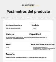 Hervidor De Agua Para Camping De Acero Inoxidable Alimenticio Portátil Para Exteriores Ideal Para Té En Picnics - details 3