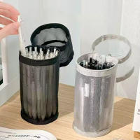 Bolsa De Almacenamiento Portátil Para Brochas De Maquillaje Grande Capacidad Doble Uso Con Estuche De Viaje Y Soporte De Pie - details 14