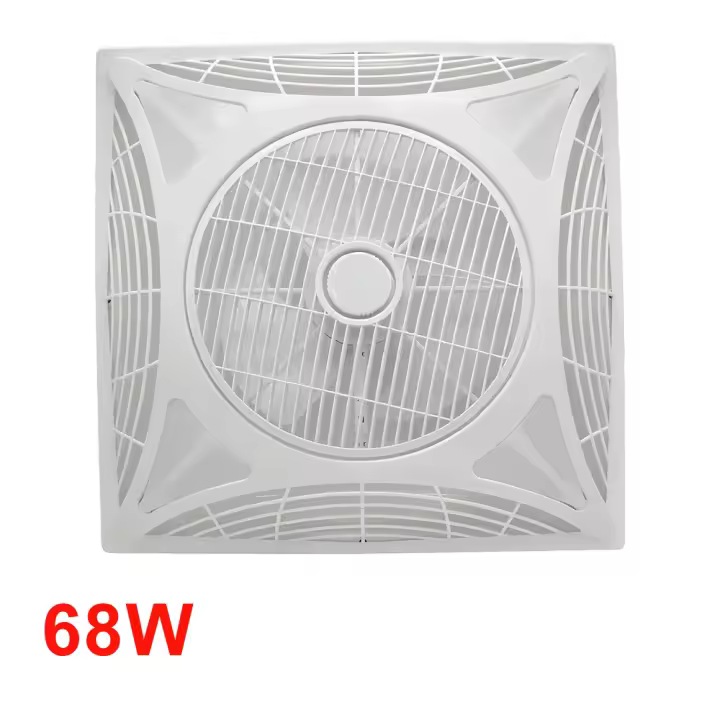 Ventilador de Techo con Luz OStarkDom 68W LED, Motor AC Silencioso, 3 Velocidades, Mando a Distancia, Función Verano/Invierno, IP20, 3 Años de Garantía - Blanco 55cm OstarkDom-leduni - 1