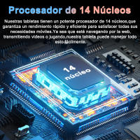 Versión Global pantalla HD Tablet Android 10.1 pulgadas 16GB RAM 1TB ROM 20000mAh Android 13.0 14 núcleo Tablet PC Tipo-C Cámara doble 5MP + 13MP Tarjeta SIM doble Red WIFI Bluetooth GPS WPS Regalos de oficina - details 3