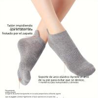 Calcetines De Pilates Antideslizantes Para Mujer Transpirables Fitness Yoga Deporte Ballet Danza Calcetines De Gimnasio - details 4