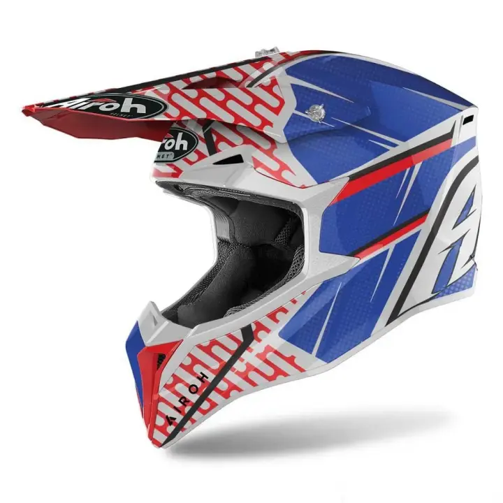 Airoh Casco Off-road Wraap Idol Azul Adulto - 1