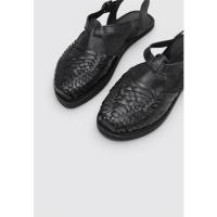 Mexas AZTECA Sandalias Planas Mujer Negro - details 1