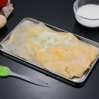 Plato De Servicio De Acero Inoxidable Rectangular Para Alimentos Bandeja Para Comida Organizador De Alimentos Presentación De Arroz Y Fideos - details 5