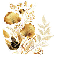 Pegatinas Creativas De Flor Dorada Para Baño Adhesivas Para Puerta Y Pared De Baño Decorativas Vinilo Decales Para Lavabo - details 1