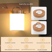 Lámpara De Noche LED Inteligente Recargable USB Con Control Táctil Y Cambio De Color RGB Para Decoración De Habitación De Niños Camping - details 9