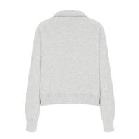Nueva Sudadera De Mujer Con Capucha Cuello Erguido Otoño Invierno Color Sólido Fleece Manga Larga Bolsillos Cierre Media Pullover Suave - details 26