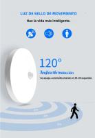 Lámpara De Techo Con Sensor De Movimiento LED Para Iluminación Nocturna Interior Sensor Radar Para Habitaciones Pasillos Baño Luz Inteligente Para El Hogar - details 0