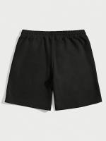 Shorts Casuales Para Hombre Estilo Regular Tejidos Con Cremallera Y Cordones Logo Bordado En Letras Adecuados Para Verano Baloncesto Playa Vacaciones Viajes Fitness Y Otros Escenarios - details 2