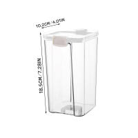 Contenedor De Alimentos Airtight Con Tapa Organizador De Armario Dispensador De Cereal Caja De Almacenamiento De Cocina Ecológico De Plástico PC Capacidad De 150ml - details 9